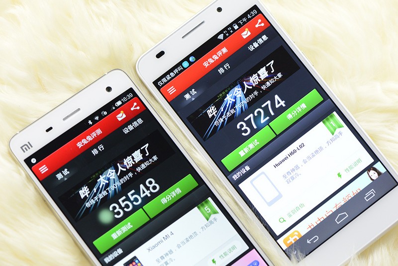 点击查看大图 荣耀6 VS 小米4 华为荣耀6与小米4对比评测(详细全面)