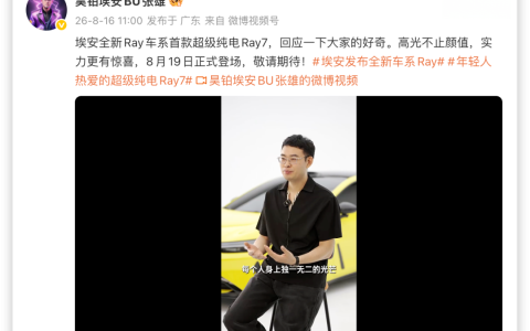 8 月 19 日即将开售！14万元左右广汽新车