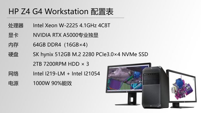 惠普台式工作站Z4 G4：算力强大，稳定高效