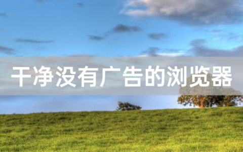 电脑干净没有广告的浏览器有哪些 电脑干净没有广告的浏览器推荐[多图]