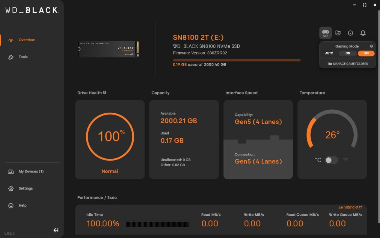 闪迪WD?BLACK SN8100 NVMe PCIe Gen5固态硬盘评测:打开性能狂潮的大门