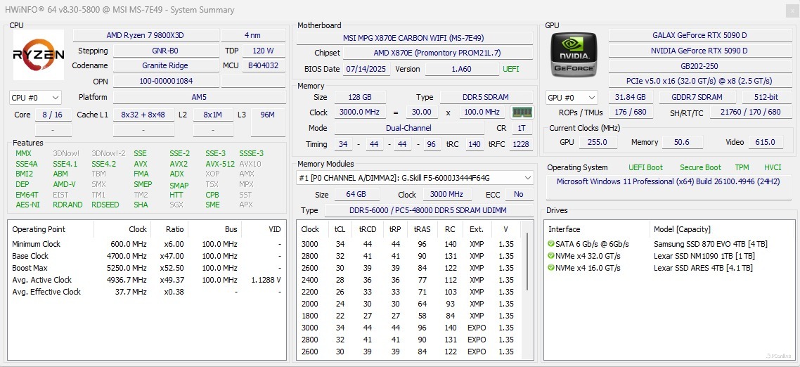 芝奇 Trident Z5 Neo RGB DDR5-6000 C34 64GB×2内存评测:容量、性能、颜值都不能少!