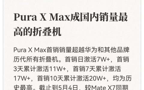 悄悄卖爆！华为阔直屏杀疯了，今年手机赛道最大变数出现